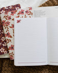 Stitched Journal Set | Burgundy Blooms