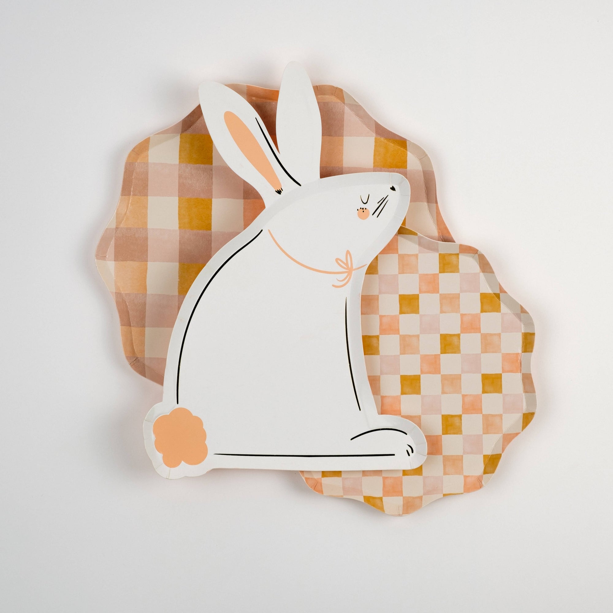 Harmony Plaid Dessert Paper Plates