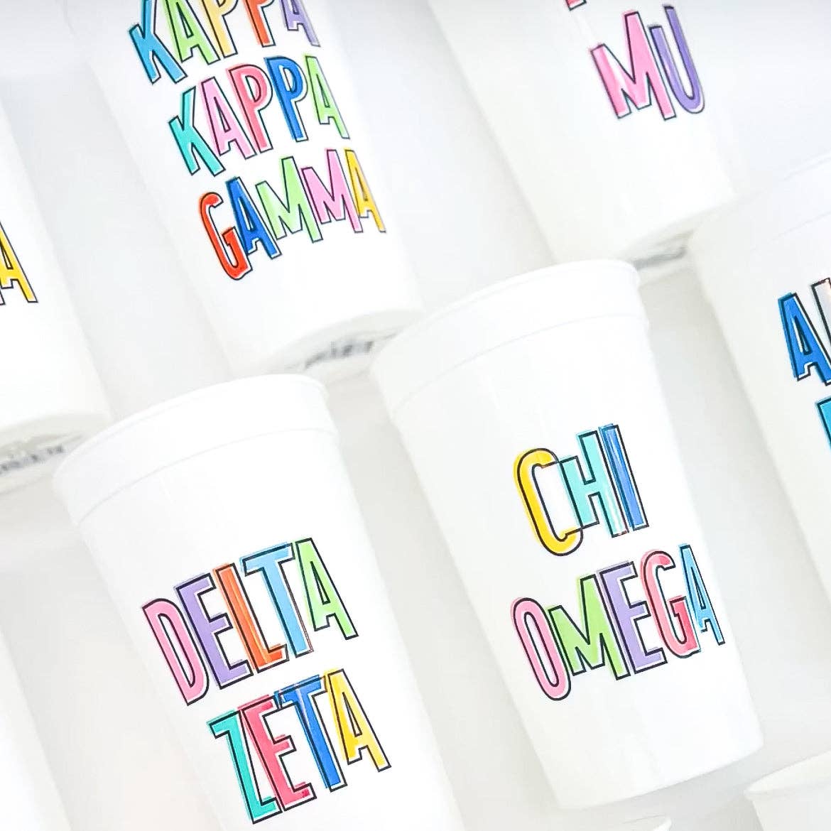 Chi Omega Bring On the Fun Cups