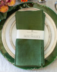 Washed Linen Napkin Set of 4 - New Color: Evergreen