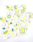 Cocktail Napkins | Margaritas Help - Foil - 20ct