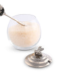 Bee Glass Honey Pot with Spoon