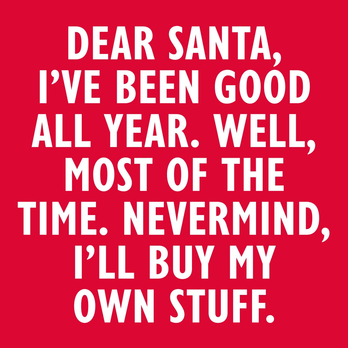 Dear Santa Cocktail Napkins