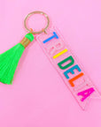 Tassel Sorority Key Fob, Delta, Delta, Delta