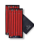 Colonial Red Classic Taper Candles