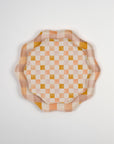 Harmony Plaid Dinner Paper Plates
