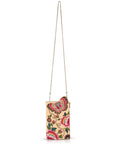 Butterfly Garden beaded floral crossbody