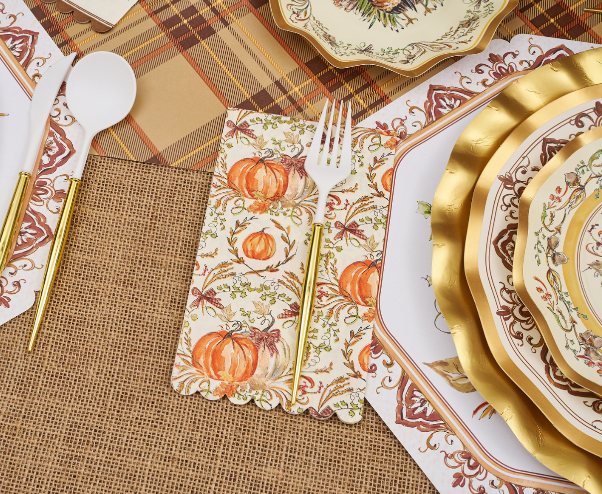 Turkey & Gourds Guest Towels