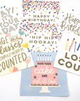 Birthday Cocktail Napkins | Happy Birthday (Script) - 20ct