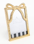 Gold Bow Picture Frame Medium