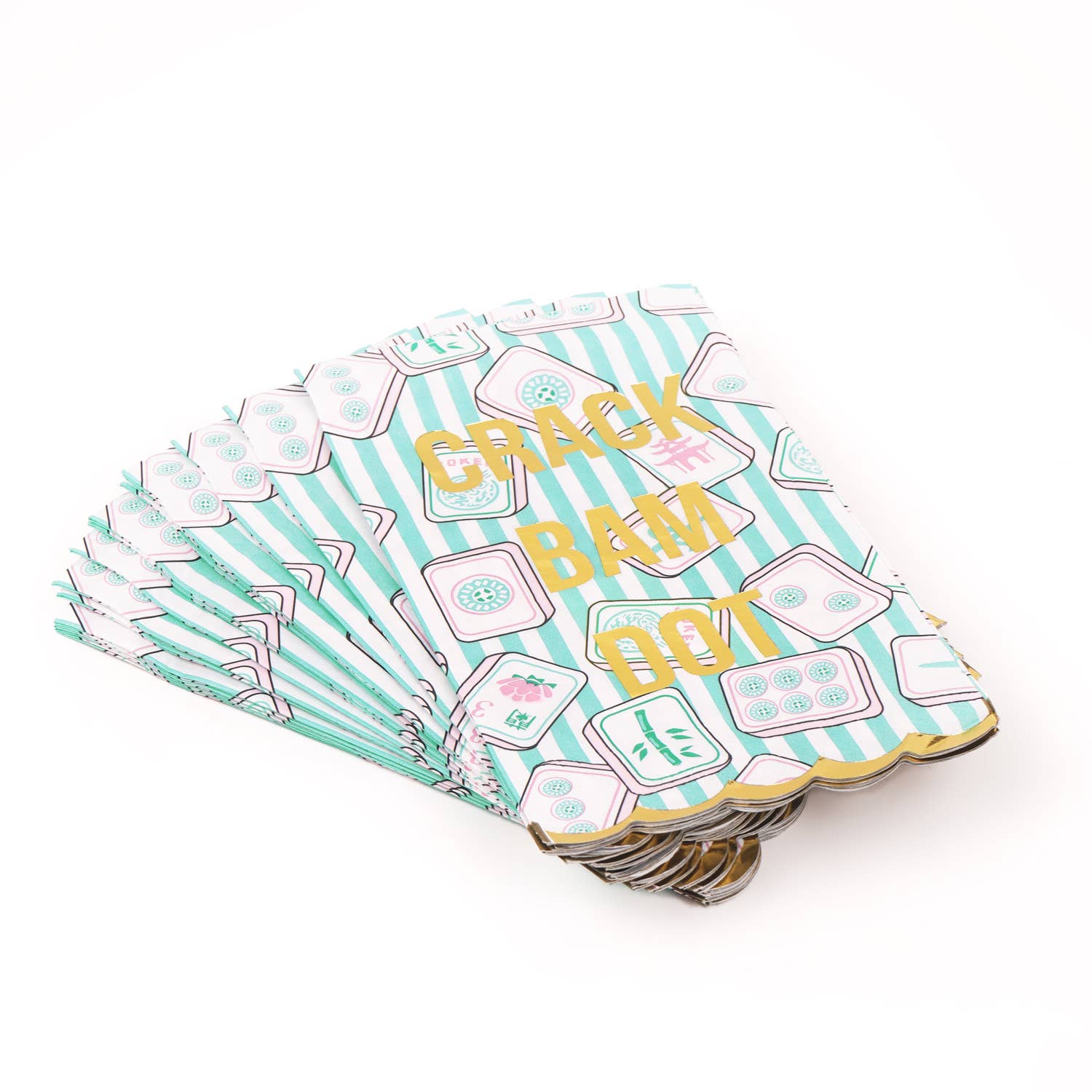 Mahjong Stripe Guest Napkins