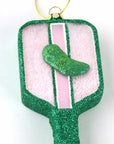 Pickleball Boxed Glass Ornament