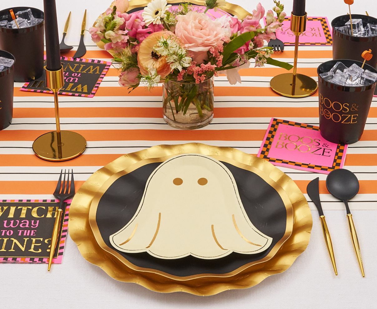 Boo Bold Die Cut Salad Plates