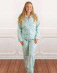 Mahjong Stripe Pajama Pants Set