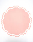 Pink Fancy Scallop Paper Placemats