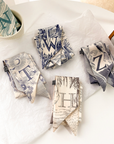 Initial Silk Scarf – Personalized Gift Accent for Her: J