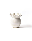 Signature White Ruffle Vase