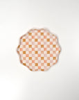 Harmony Plaid Dessert Paper Plates