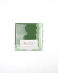 Green Ombre Scallop Beverage Napkins