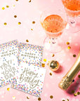 Birthday Cocktail Napkins | Happy Birthday (Script) - 20ct