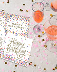 Birthday Cocktail Napkins | Happy Birthday (Script) - 20ct
