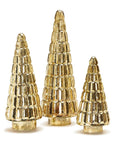 Antiqued Gold Mercury Finish Glass Tree
