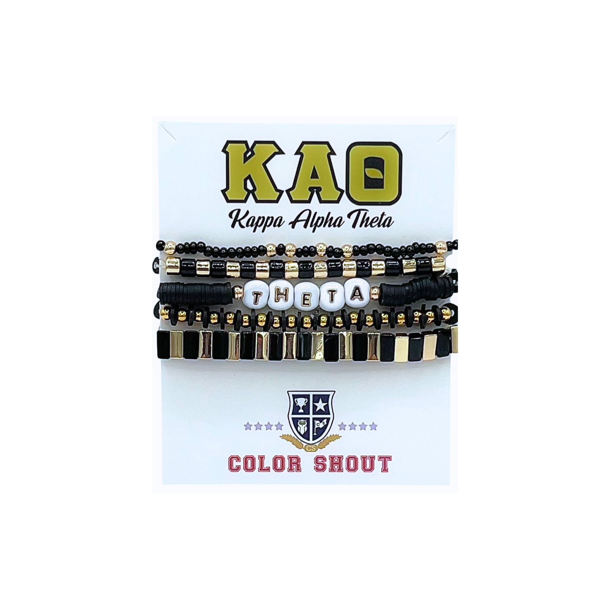Kappa Alpha Theta Bracelet Stack