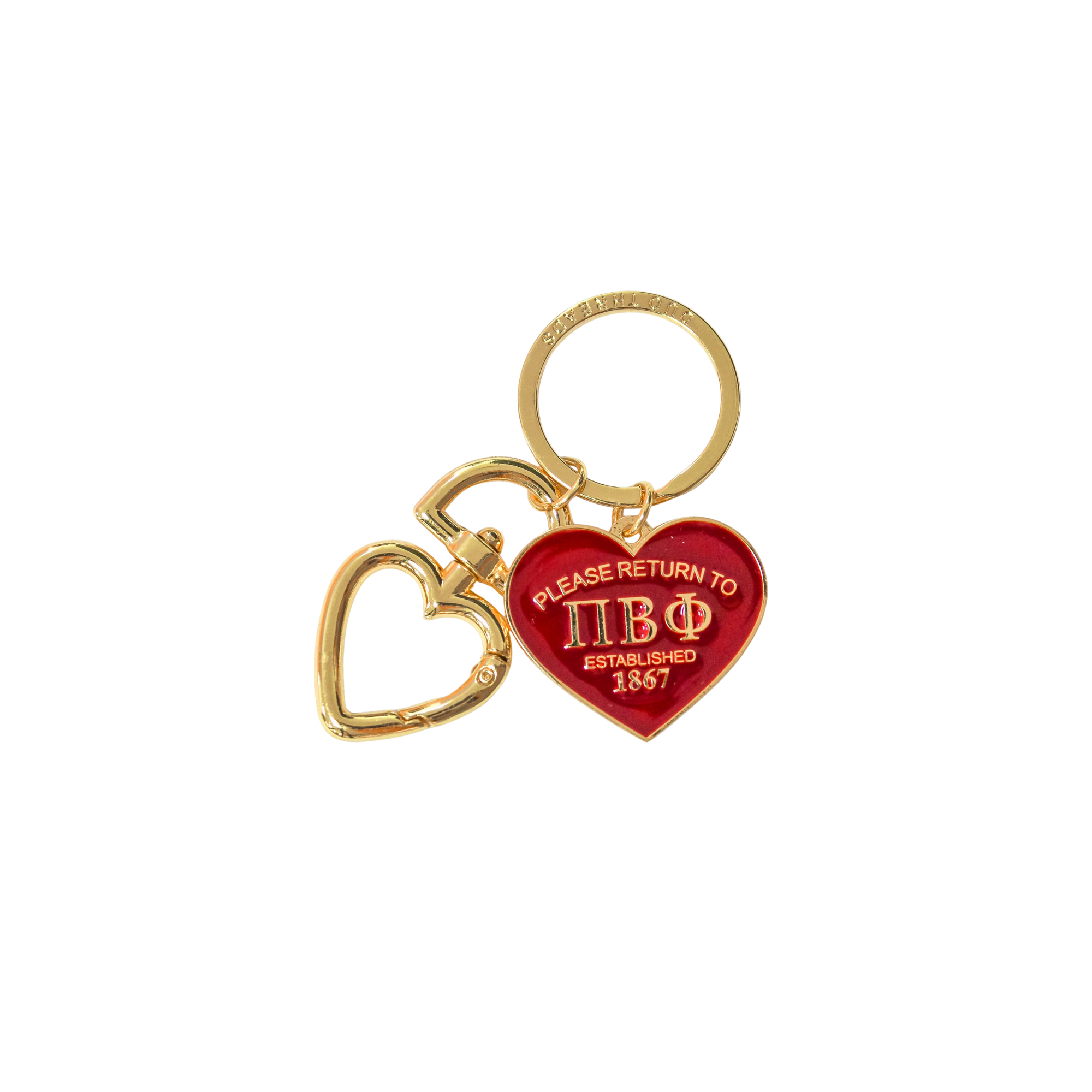 Pi Beta Phi Please Return Key Ring