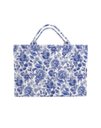 Chinoiserie Bleu Jumbo Slouchy Denim Tote