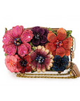 Fresh Picked Beaded Large Flowers Crossbody Handbag