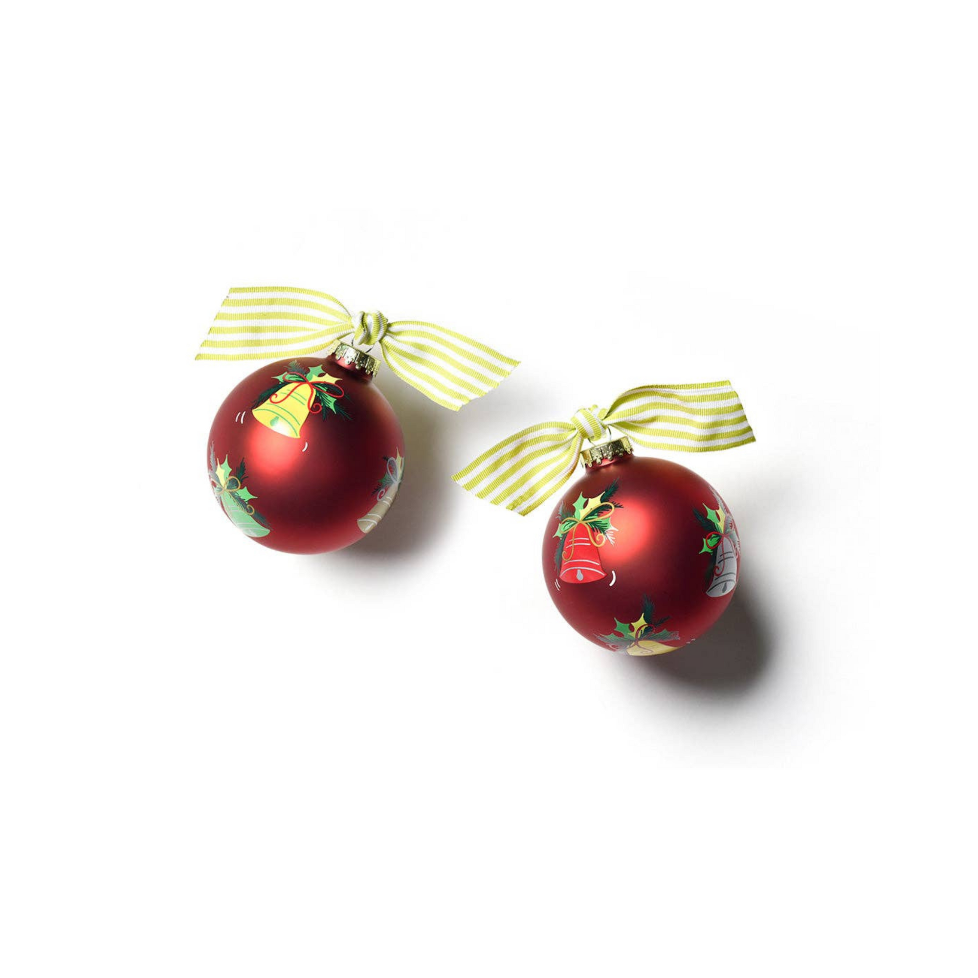 Christmas Bells are Ringing Glass Ornament