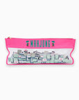 Pink Monkey Mahjong Bag