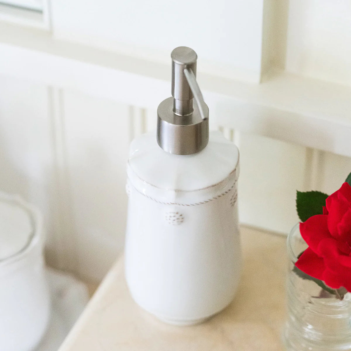 Berry & Thread Whitewash Soap Dispenser