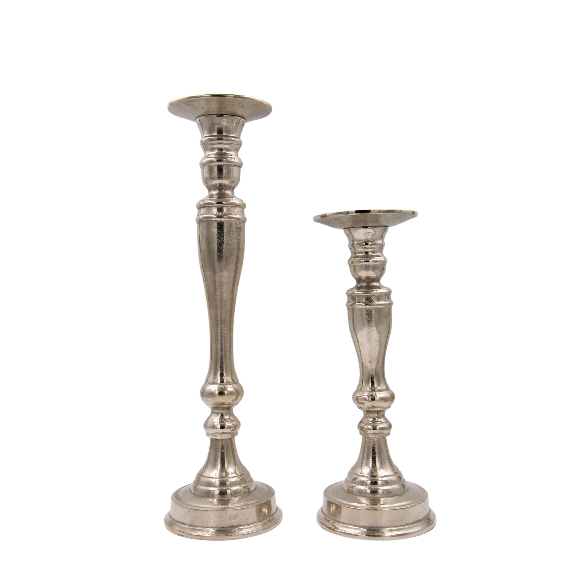 Silver Gena Pillar Holder