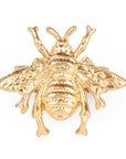 Gold Block Bee Napkin Ring