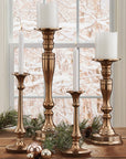 Gold Gena Pillar Holder