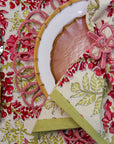 Orchid Pink Trim Napkin Ring