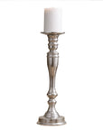 Silver Gena Pillar Holder