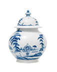 Country Estate Delft Blue Lidded Ginger Jar