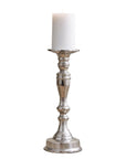 Silver Gena Pillar Holder