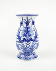 Blue Chinoiserie Bud Vase