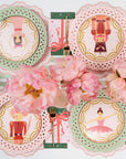 Sage Basketweave Dinner Paper Plates