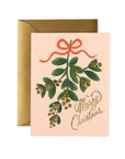 Mistletoe Christmas card