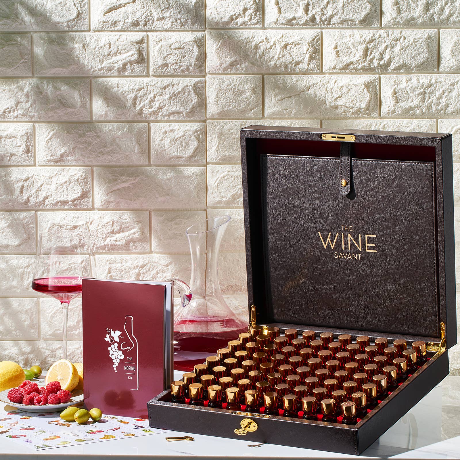 Wine Aroma Kit 80-Fragrance Training Kit for Wine Sommelier