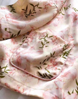 Floral Satin Pajama Set with Pockets
