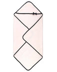 Blush Hooded Towel with Bow