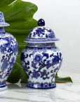 Blue Chinoiserie Ginger Jar - Small