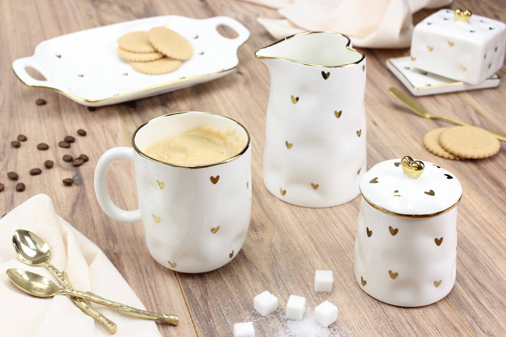 Porcelain Heart Mug