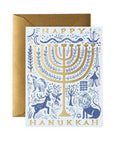 Twelve Tribes Menorah Card