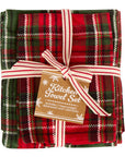 Boughs of Holly Plaid Heavyweight Kitchen Set of 3